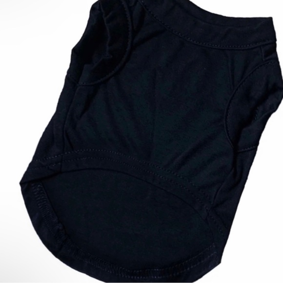 Pawda Italy Dog Tee/ Cat Tee Shirt in Black and White/ Brand New - Picture 6 of 9